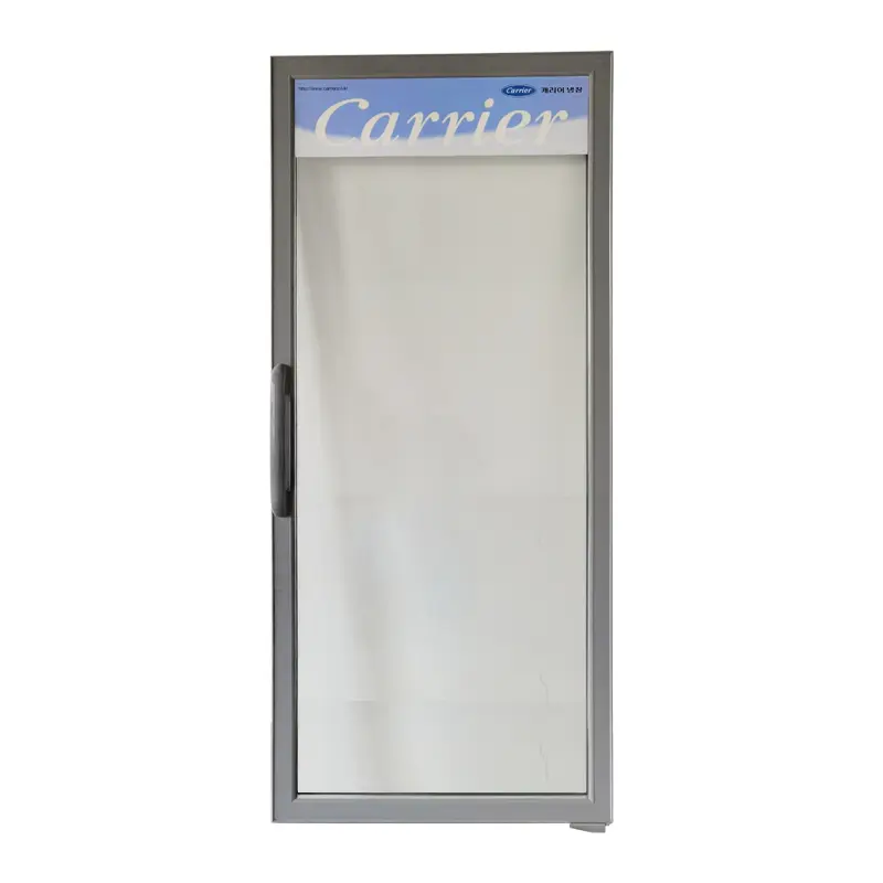 Yuebang's Upright Beverage Cooler Freezer Swing Glass Door with Plastic Frame