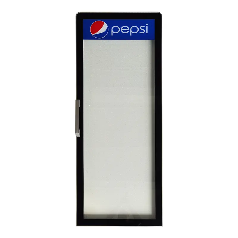 YueBang's Premier Fridge Glass Door – Frameless with Round Corners & Commercial-Grade Features